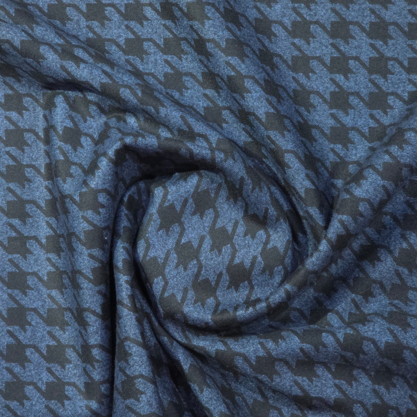 ABSOLUTO BLUE HOUNDSTOOTH TWEED