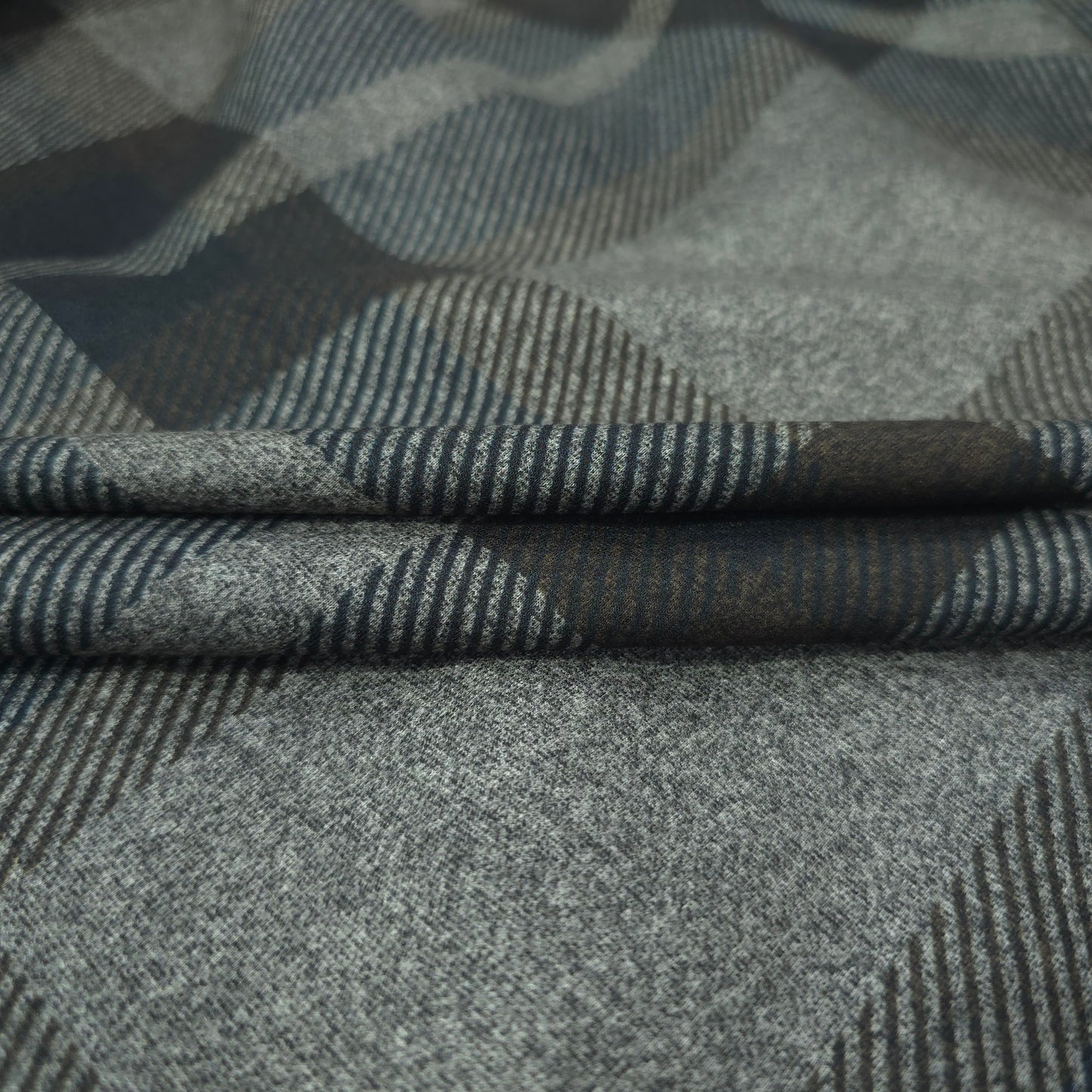 SPAADA BLACK CHECKERED BLAZER FABRIC