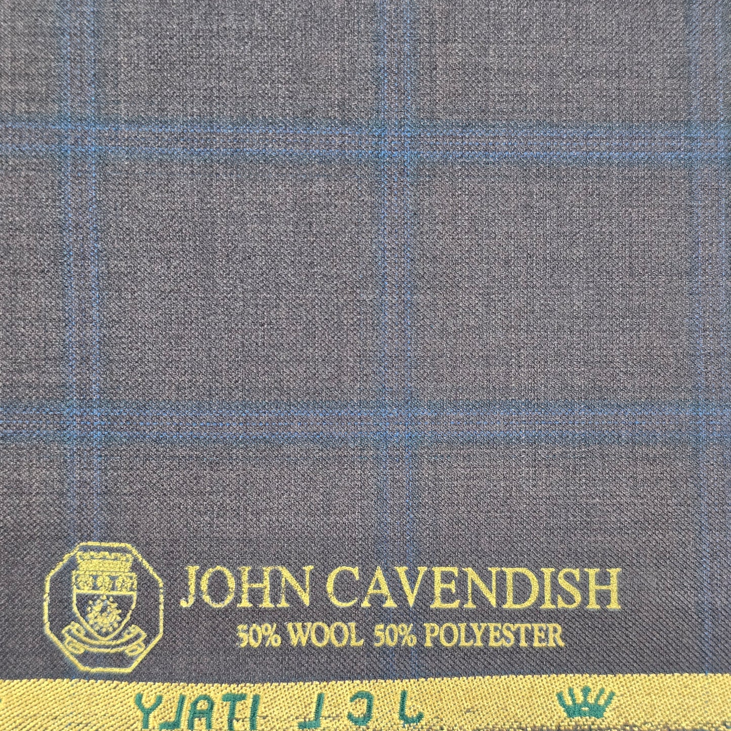 JOHN CAVENDISH BROWN CHECKERED TWEED