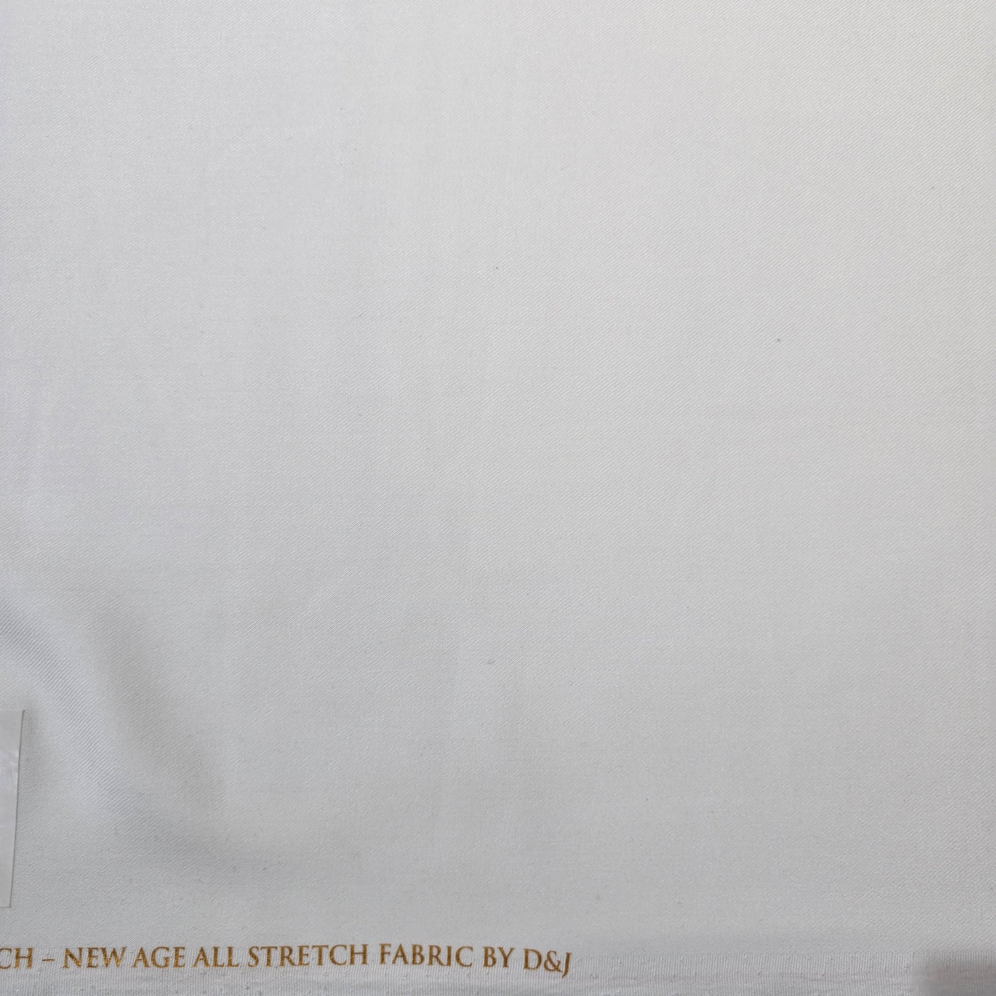 D&J OFF WHITE LYCRA SUITING