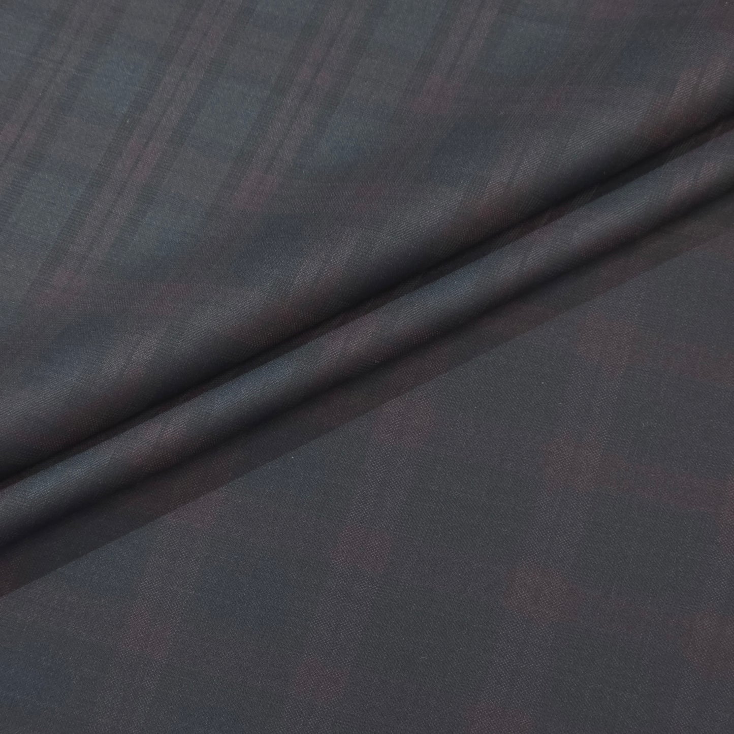 VERCELLI GREY - RED CHECKS WOOL BLENDED SUIT LENGTH