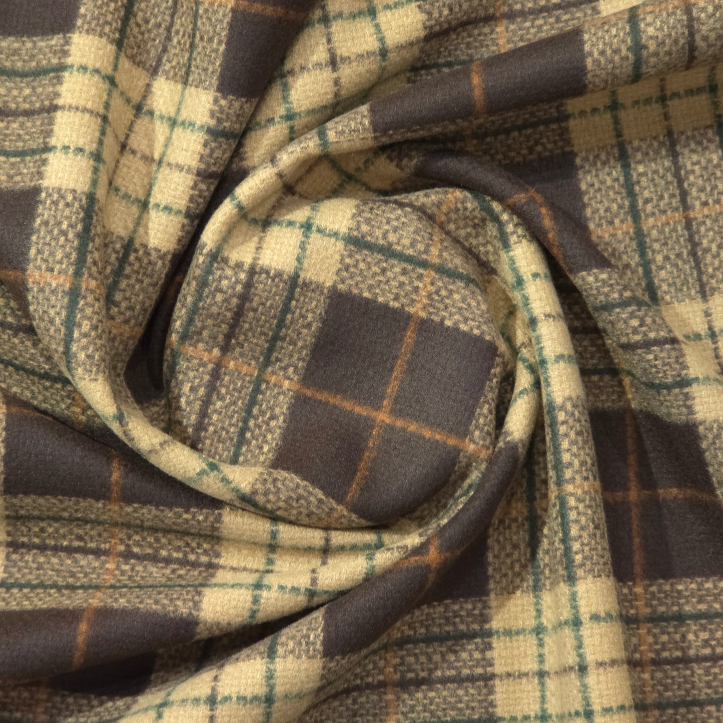 D&J GREEN CHECKES TWEED