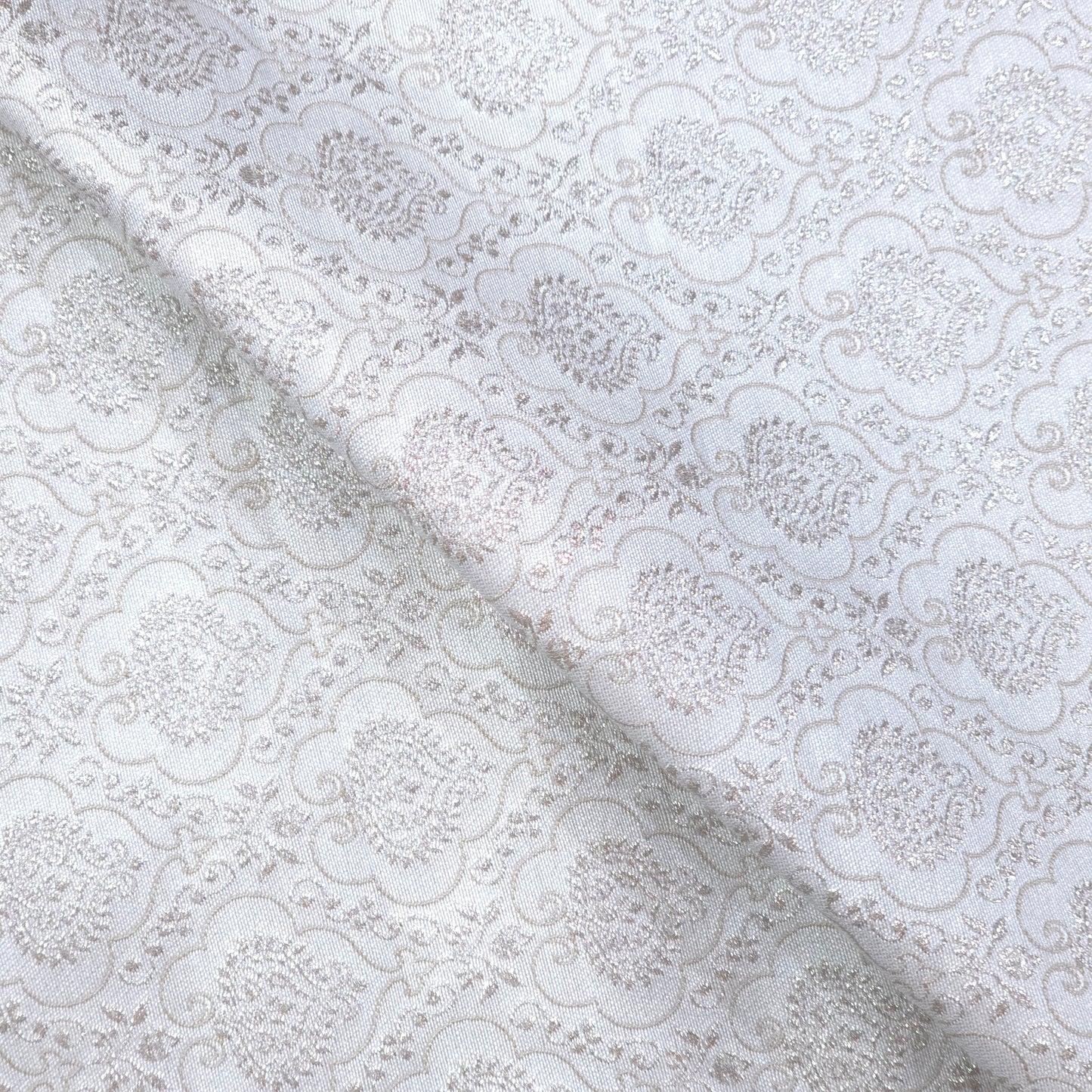 ITALIAN CHANNEL CREAM EMBROIDERED FABRIC