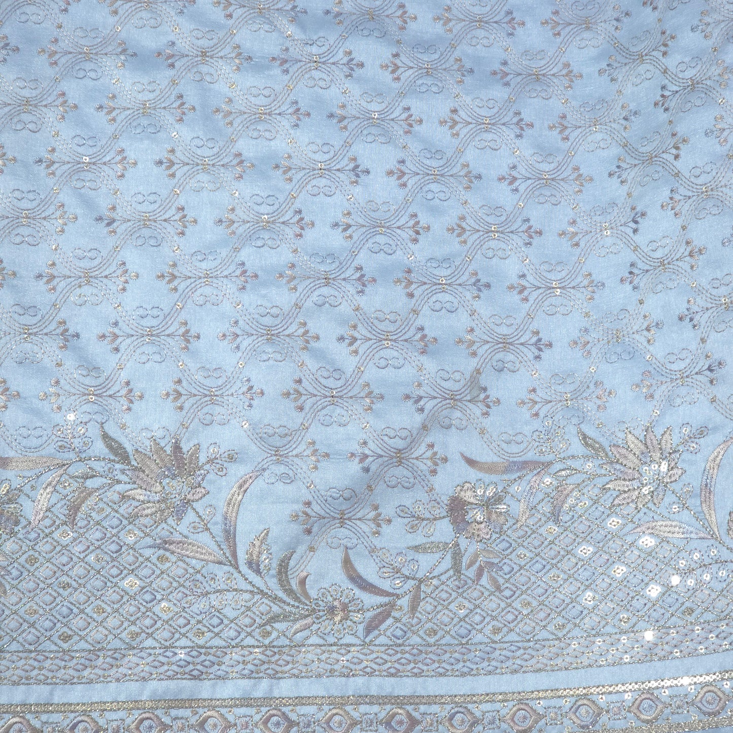 MITVA FIROJI EMBROIDERED FABRIC