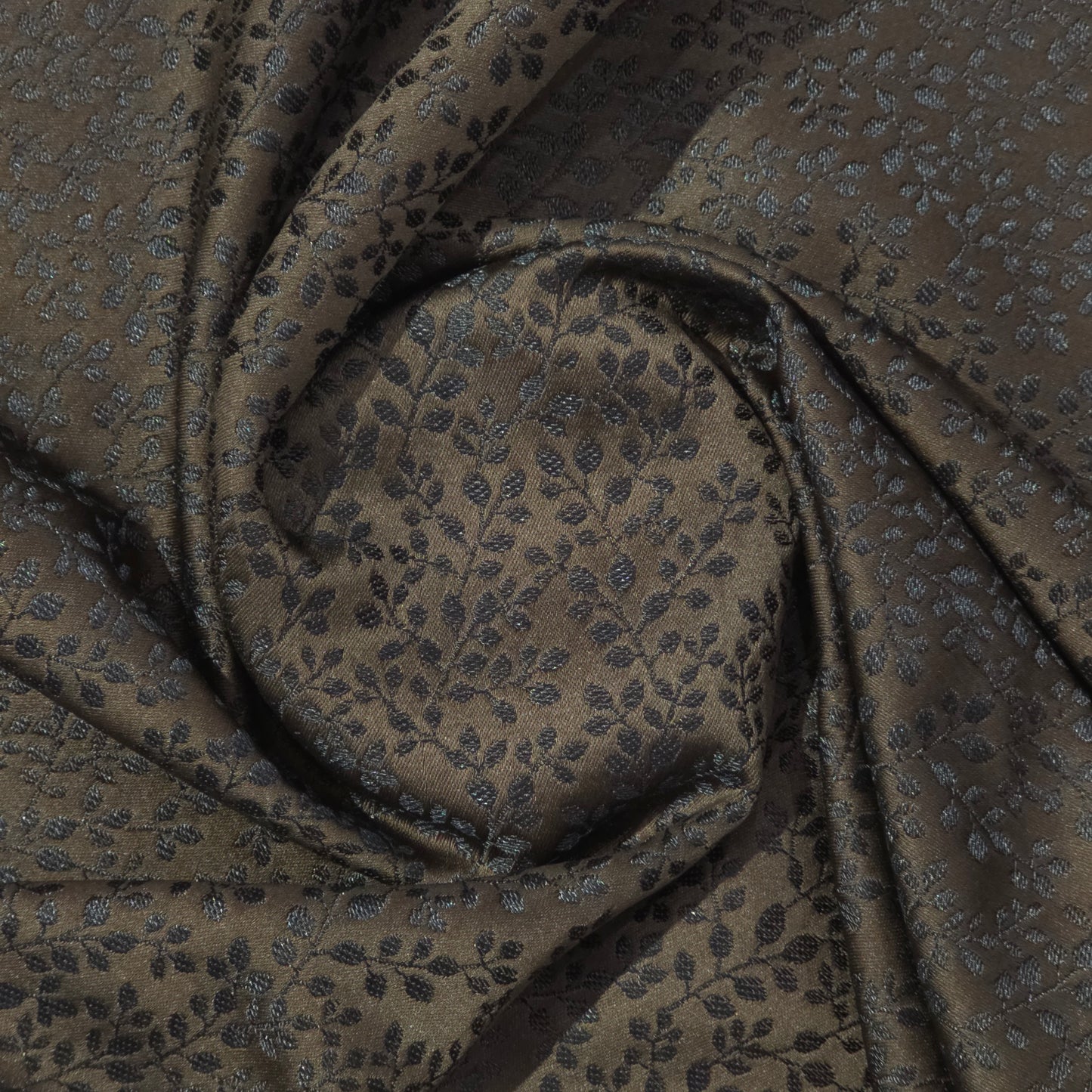 MITVA BROWN JACQUARD FABRIC