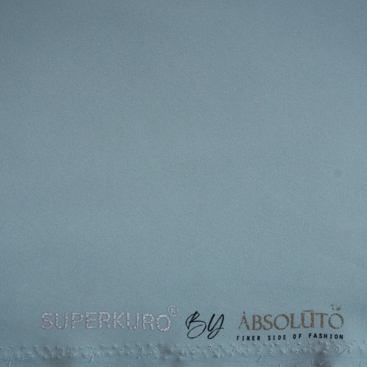 ABSOLUTO JAPANESE LYCRA SEA GREEN SUITING
