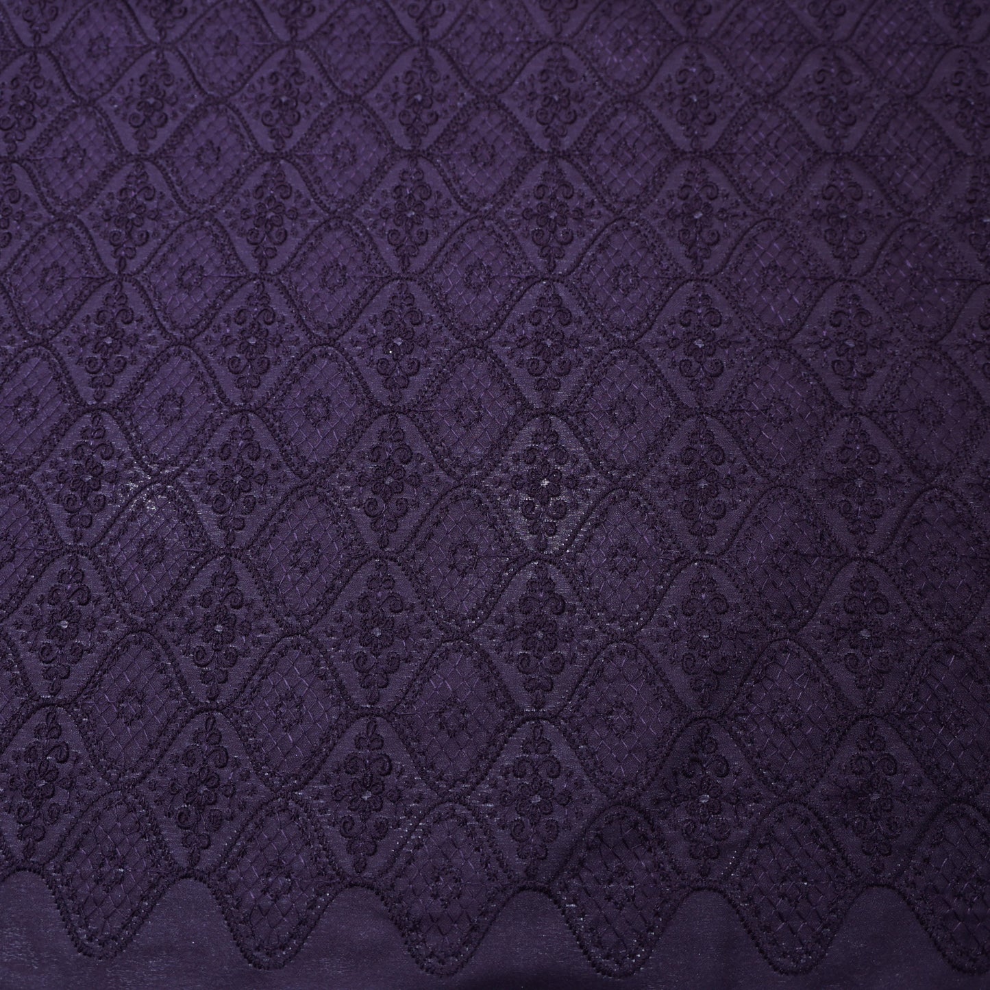 MITVA PURPLE EMBROIDERD FABRIC