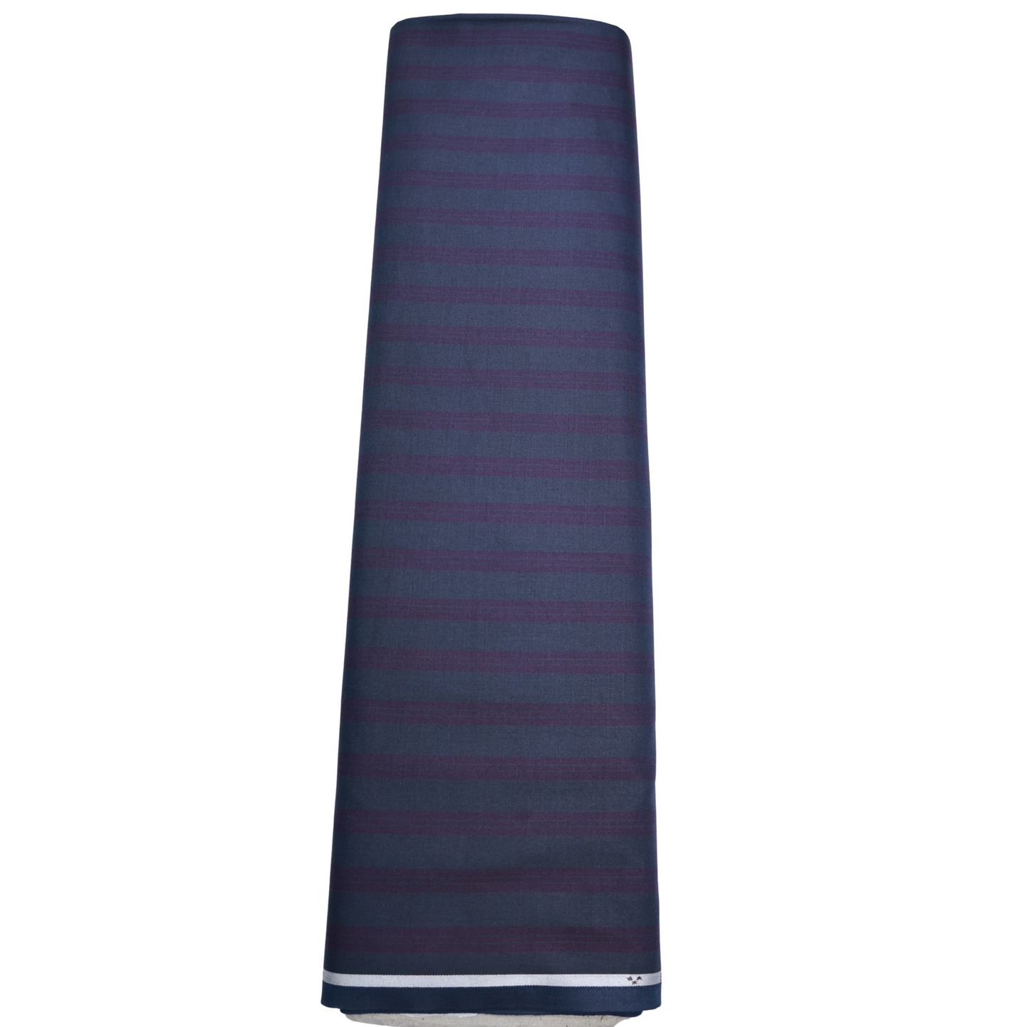 SAVILLE & YOUNG WOOL BLENDED GREY TRIPED SUITING