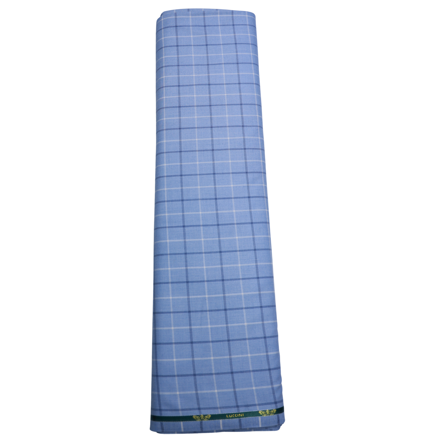FERRECIO DEITLO SKY BLUE CHECKS SUITING
