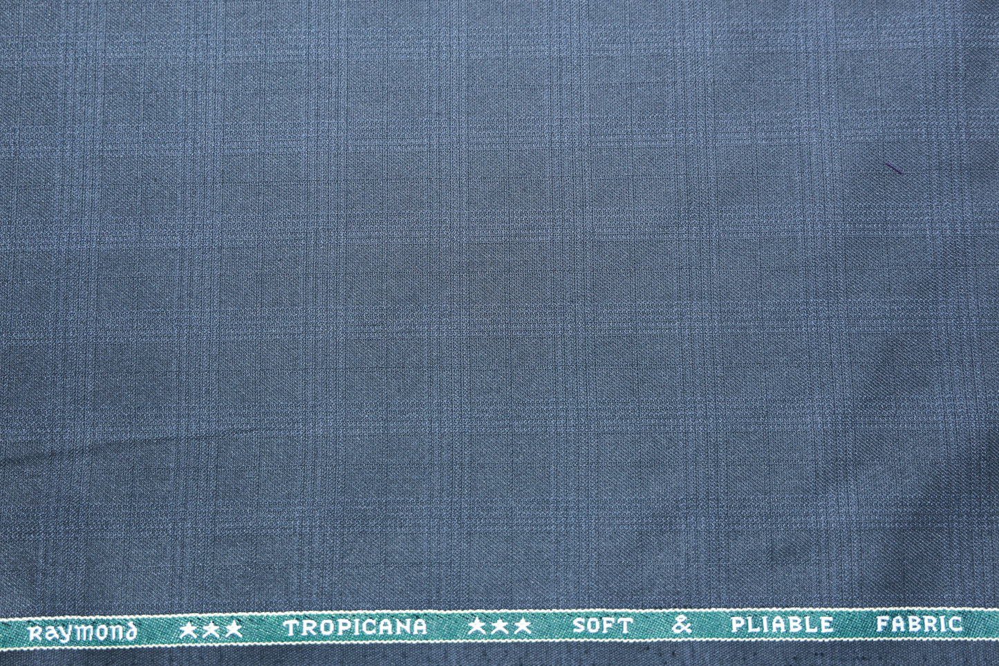 RAYMOND TROPICANA BLACK CHECK SUITING