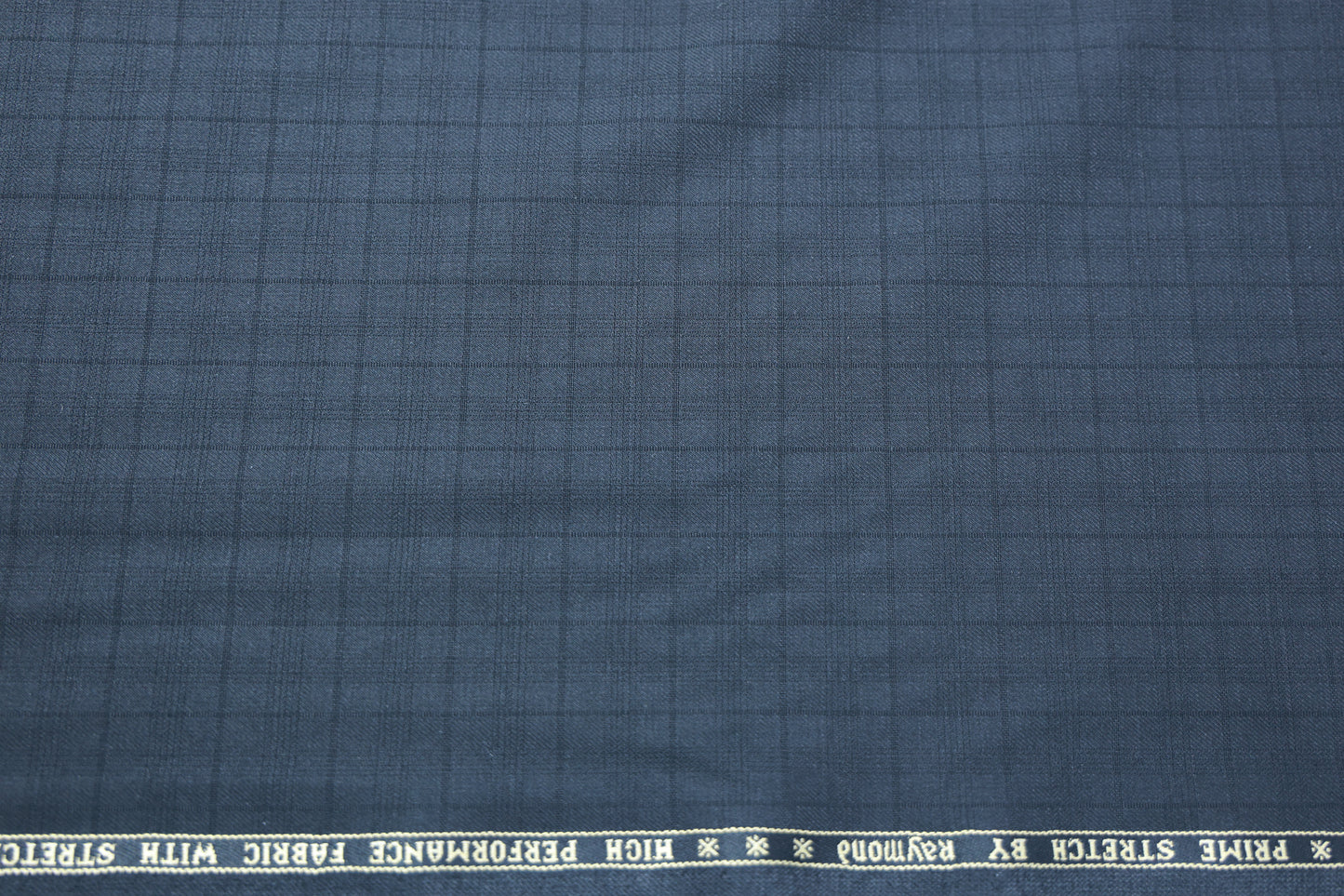 RAYMOND PRIME STRETCH BLACK CHECK LYCRA SUITING