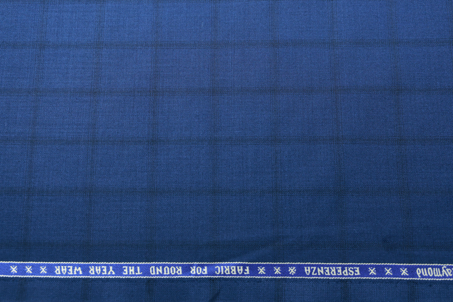 RAYMOND ESPERANZA BLUE CHECK SUITING