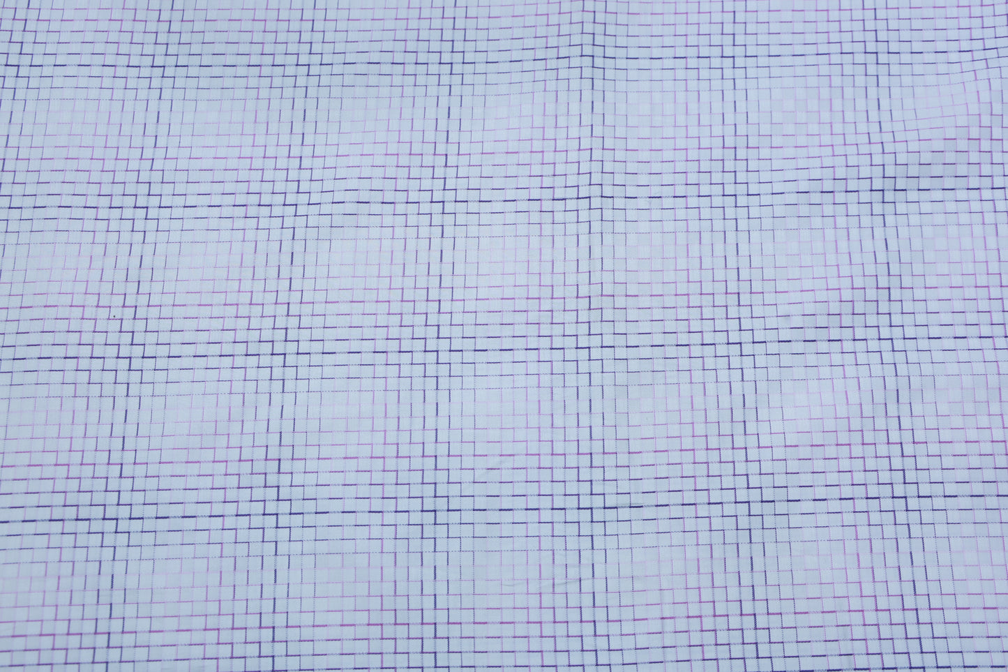 BIRLA CENTUARY PURE COTTON WHITE BLUE CHECK SHIRTING