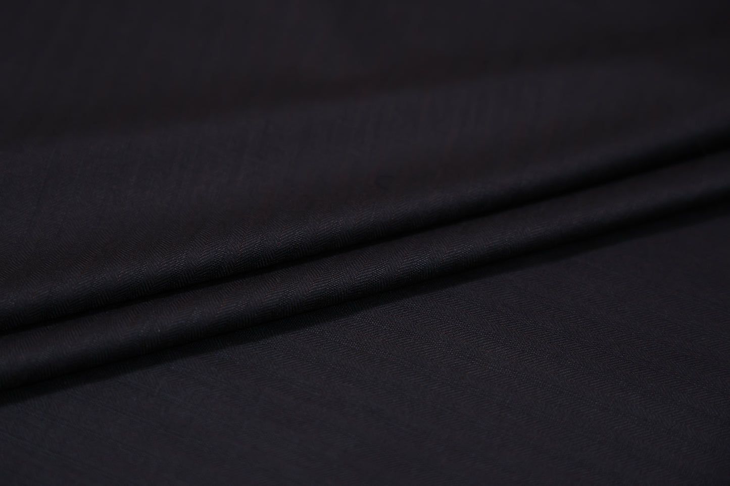 RAYMOND ECONYL WOOL BLENDED BROWN SELF STRIPE SUITING