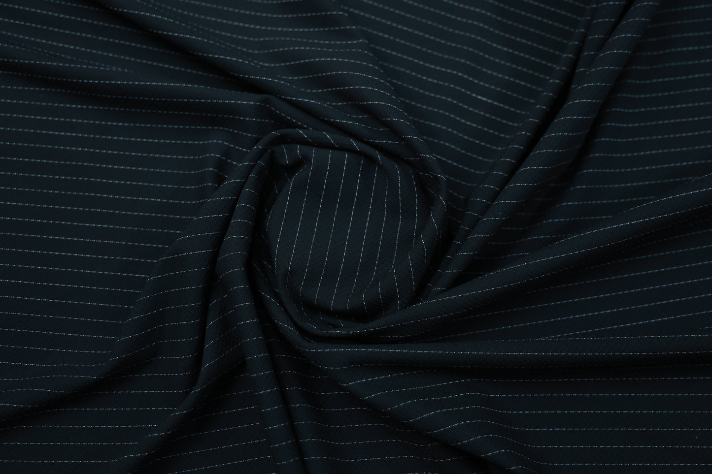 D&J 6542 TEXTURE LYCRA BLACK STRIPS SUITING