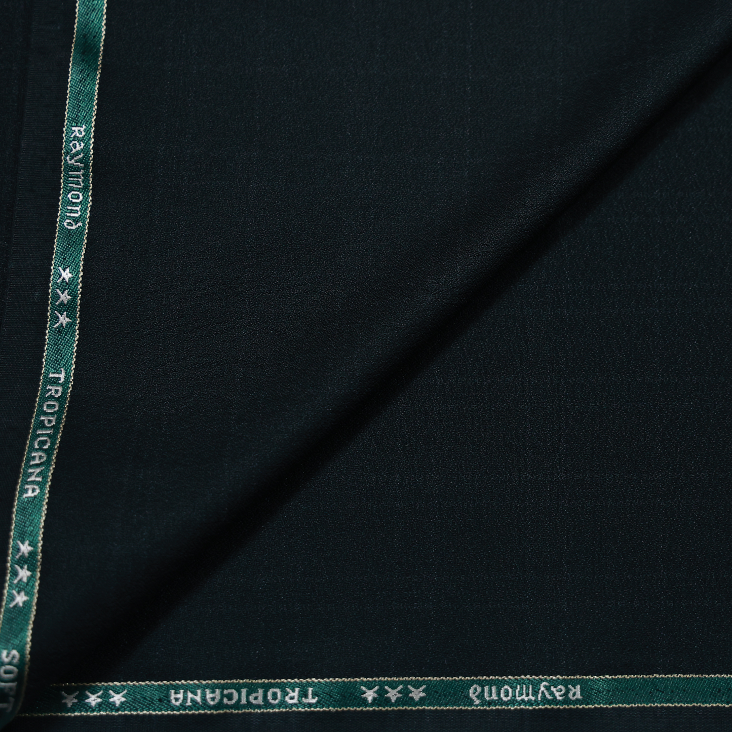 RAYMOND TROPICANA BLACK CHECKS SUITING