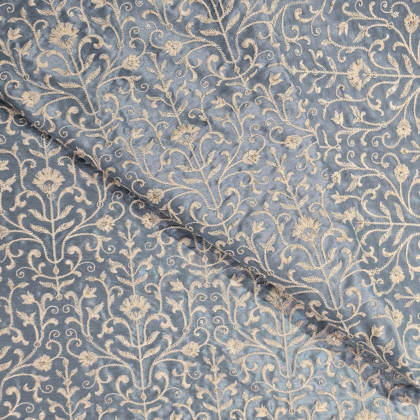 D&J SKY EMBROIDERED INDOWESTERN FABRIC