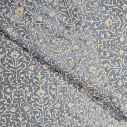 D&J SKY EMBROIDERED INDOWESTERN FABRIC