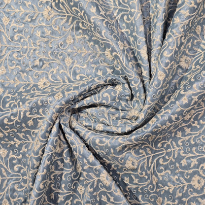 D&J SKY EMBROIDERED INDOWESTERN FABRIC