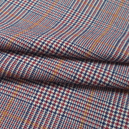 D&J MULTI COLOUR CHK TWEED