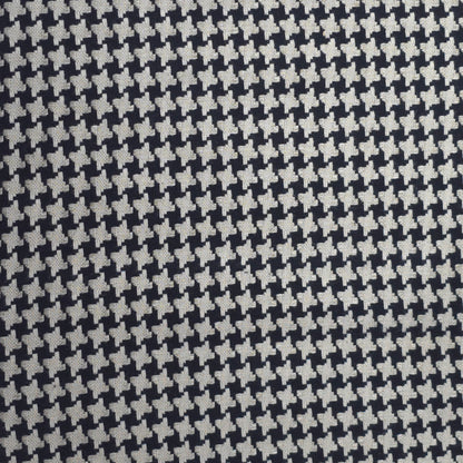 D&J BLACK HOUNDSTOOTH TWEED