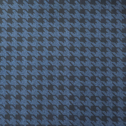 ABSOLUTO BLUE HOUNDSTOOTH TWEED