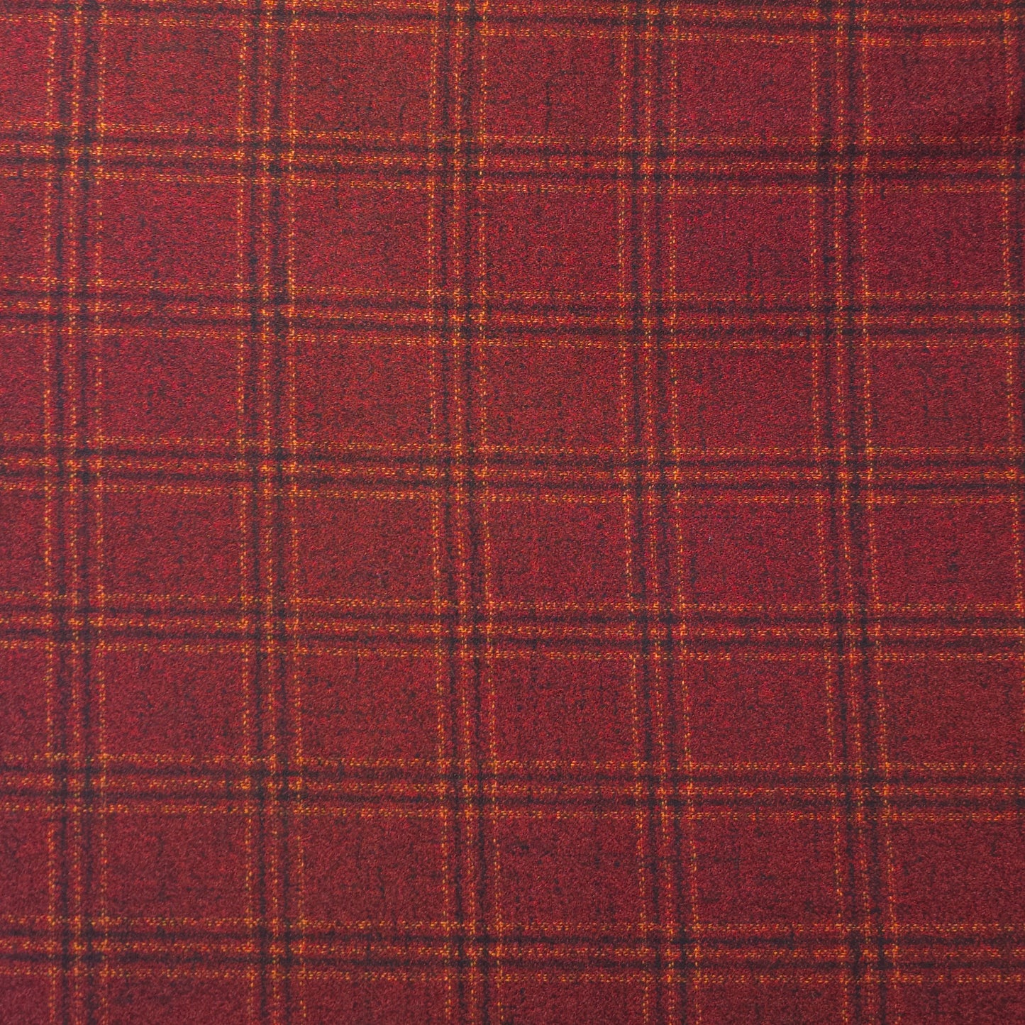D&J RED CHECKS TWEED