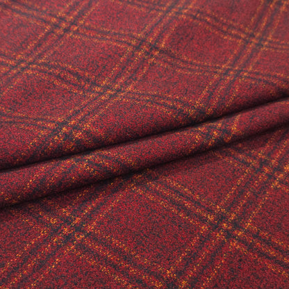D&J RED CHECKS TWEED