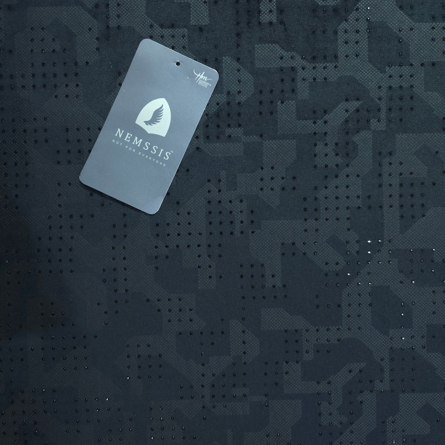 NEMSSIS BLUE PRINTED/EMBROIDERED VELVET FABRIC