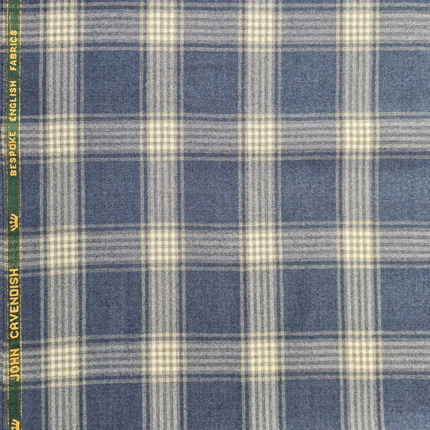 JOHN CAVENDISH  BLUE CHECKS TWEED