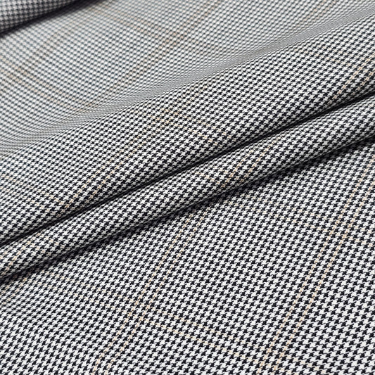 JOHN CAVENDISH HOUNDSTOOTH TWEED