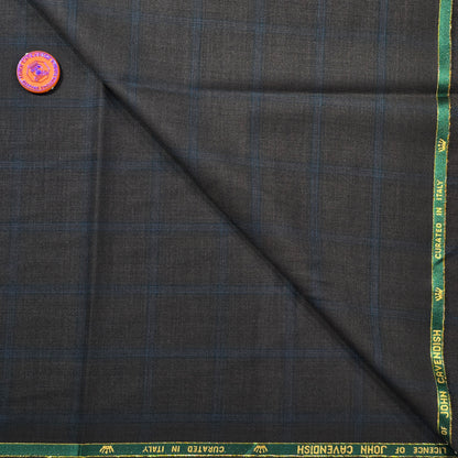 JOHN CAVENDISH BROWN CHECKERED TWEED