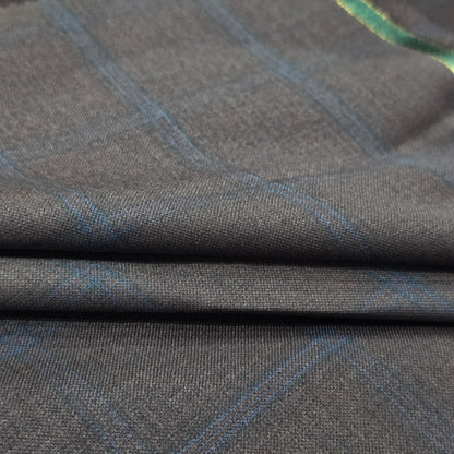 JOHN CAVENDISH BROWN CHECKERED TWEED