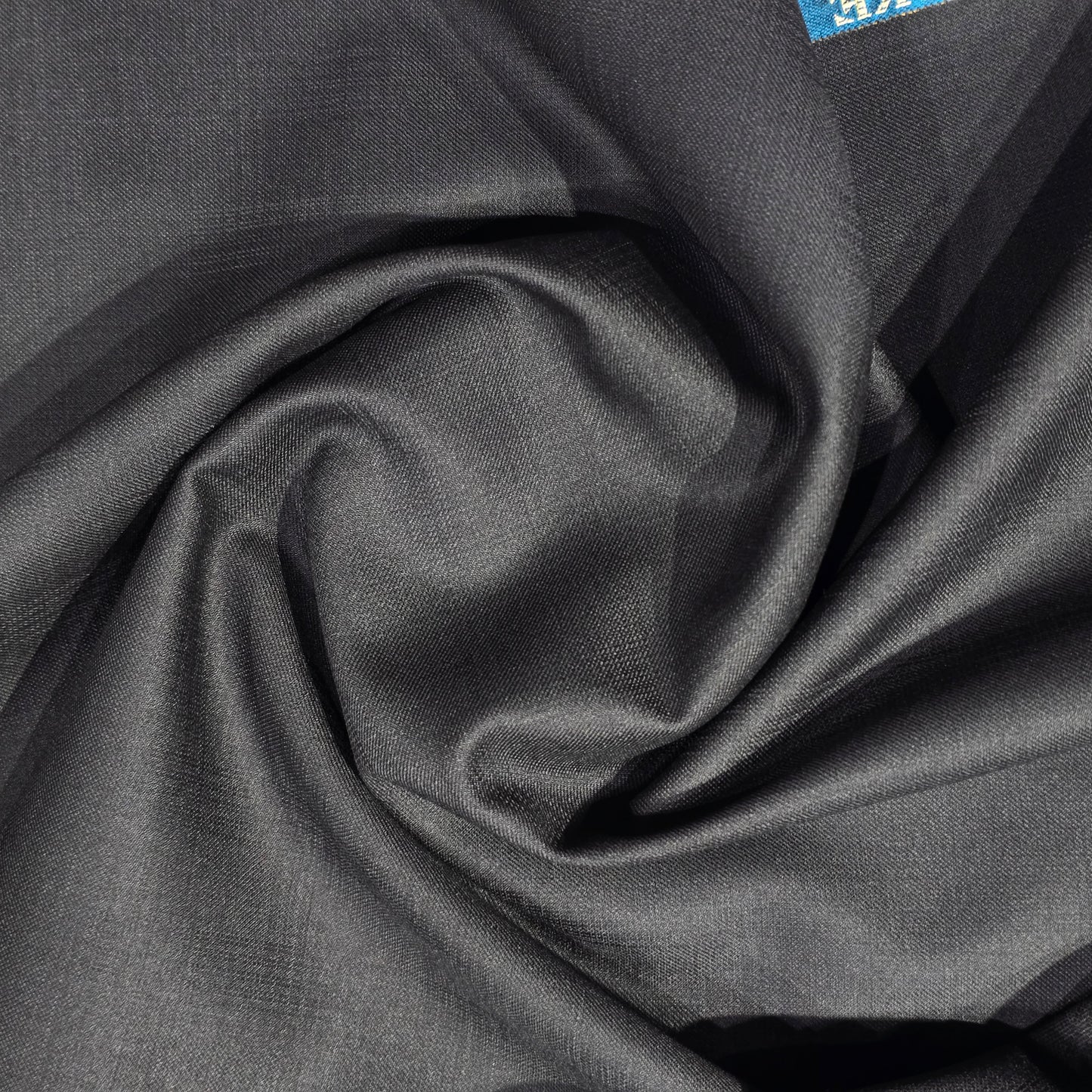 JOHN CAVENDISH WOOL BLENDED BLACK SELF SUITING LENGTH