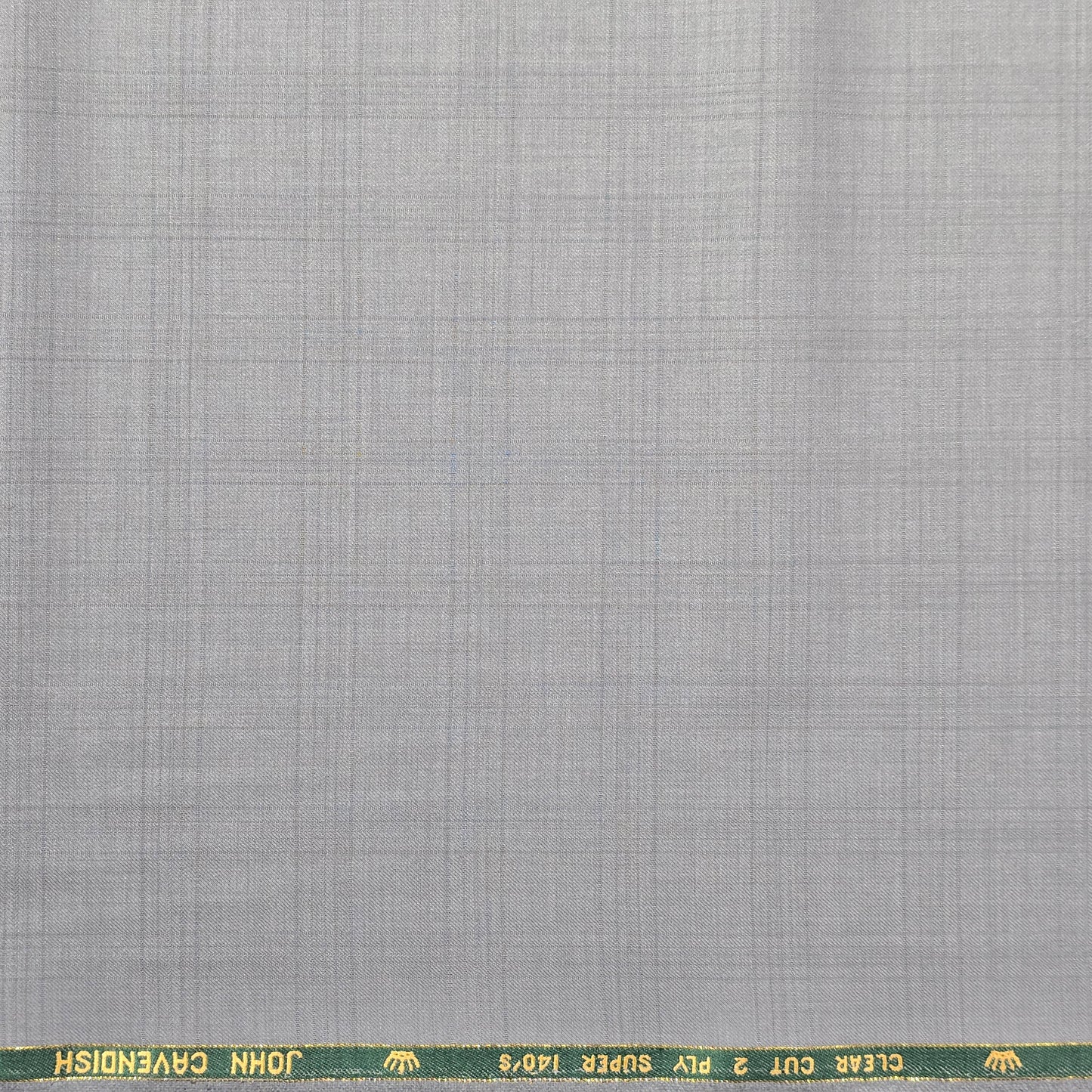 JOHN CAVENDISH WOOL BLENDED GREY  SELF SUIT LENGTH