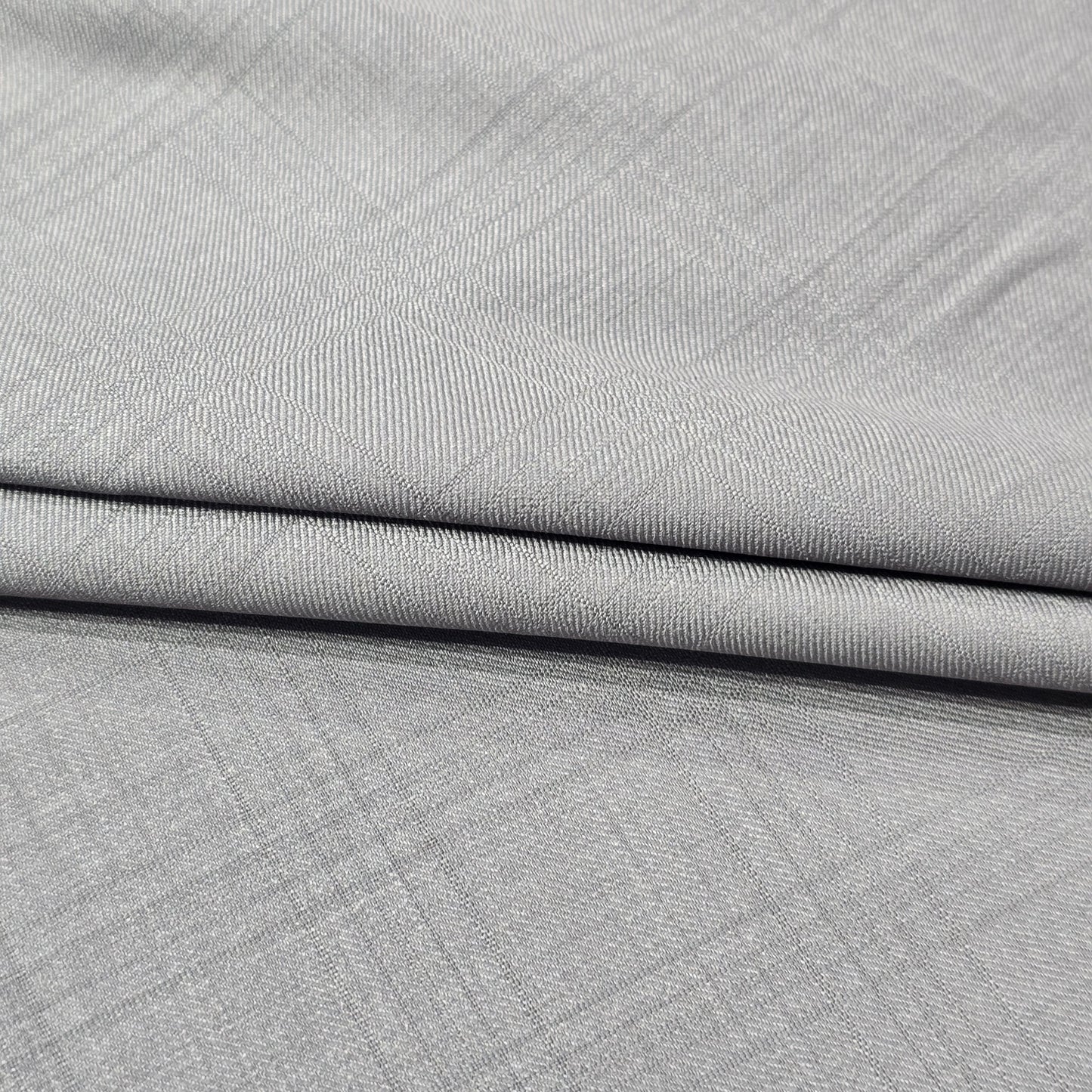 JOHN CAVENDISH WOOL BLENDED GREY  SELF SUIT LENGTH