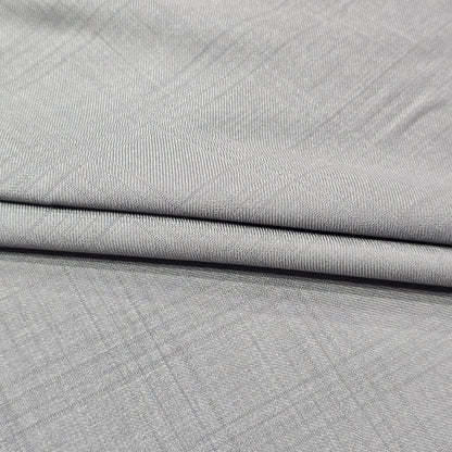 JOHN CAVENDISH WOOL BLENDED GREY  SELF SUIT LENGTH