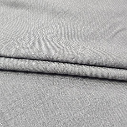 JOHN CAVENDISH WOOL BLENDED GREY  SELF SUIT LENGTH