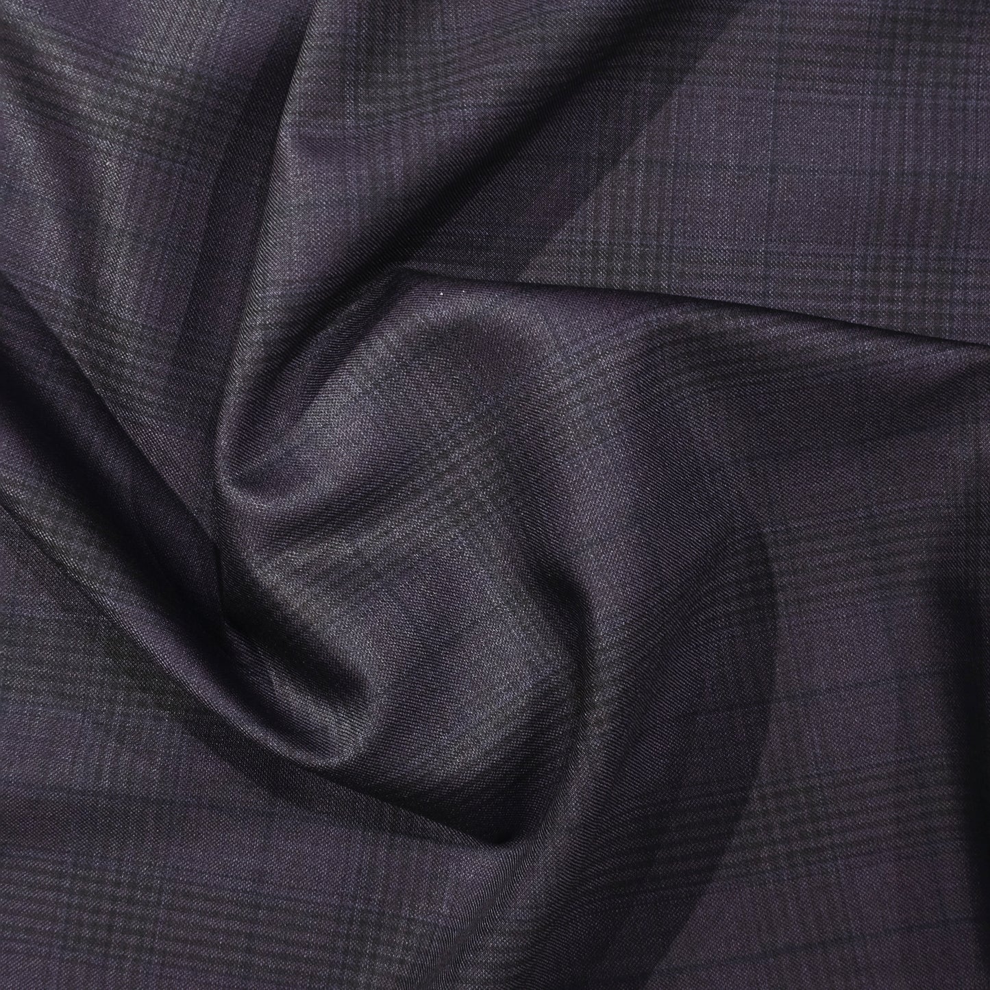 JOHN CAVENDISH WOOL BLENDED BROWN CHECKS SUITING LENGTH