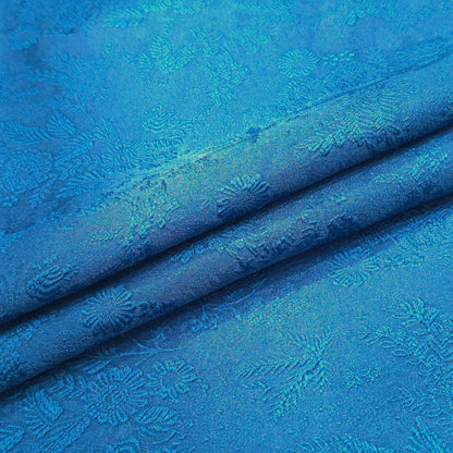 ROYAL BLUE EMBROIDERED TUXEDO WEAR FABRIC