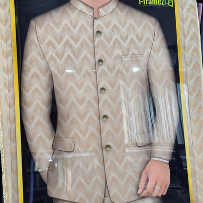 GOLDEN JACQUARD ETHNIC WEAR FABRIC