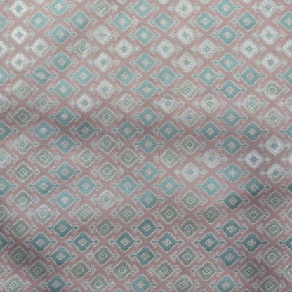 NEMSSIS PEACH PRINTED ETHNIC FABRIC