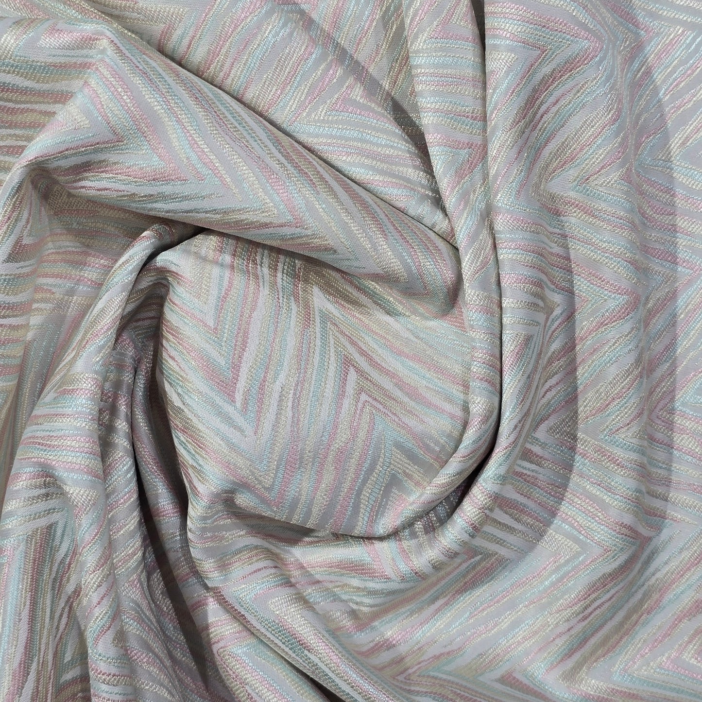 MITVA IVORY JACQUARD ETHNIC WEAR FABRIC