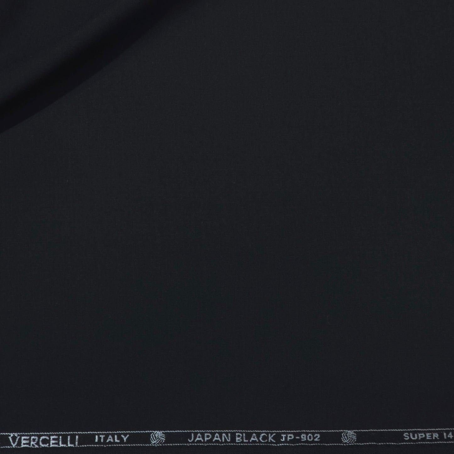 VERCELLI WOOL BLENDED BLACK SUITING LENGTH
