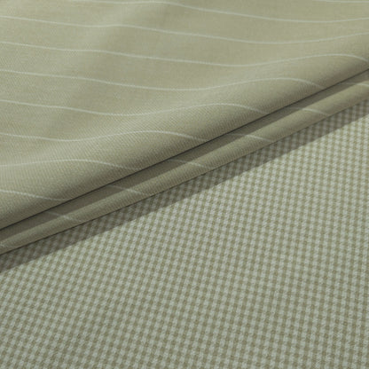 D&amp;J PISTA 2 SIDED STRIPES AND CHECKERED SUITING FABRIC