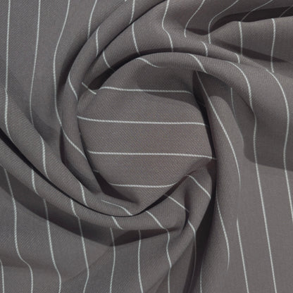 D&J LILAC 2 SIDED STRIPES AND CHECKERED SUITING FABRIC