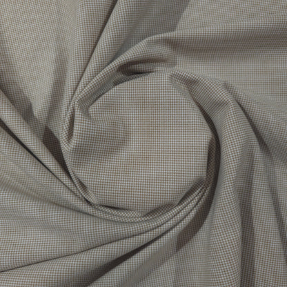 D&J BEIGE CHECKS SUITING