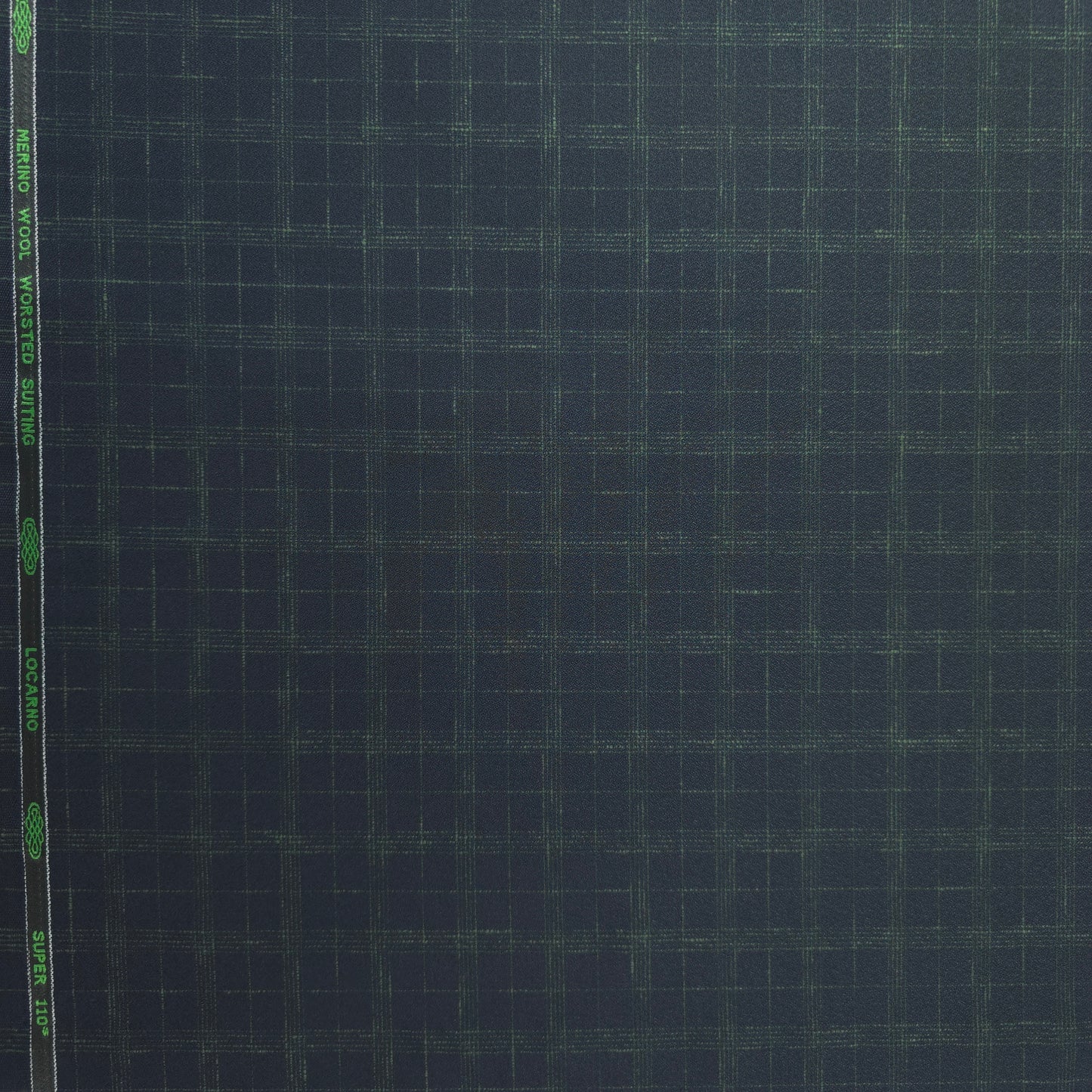 SPAADAA WOOL BLENDED  BLUE CHECKS SUITING