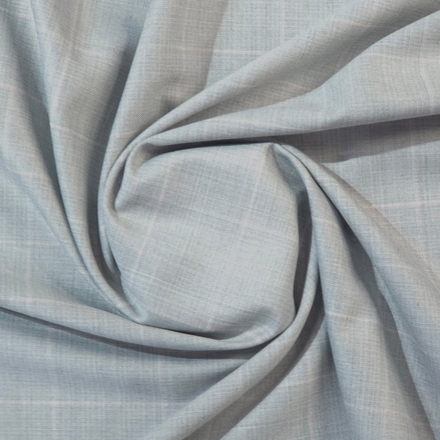 ABSOLUTO ELITE GREY CHECKS WOOL BLENDED SUITING