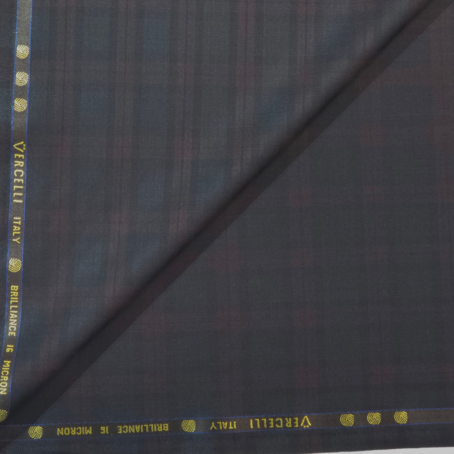 VERCELLI GREY - RED CHECKS WOOL BLENDED SUIT LENGTH